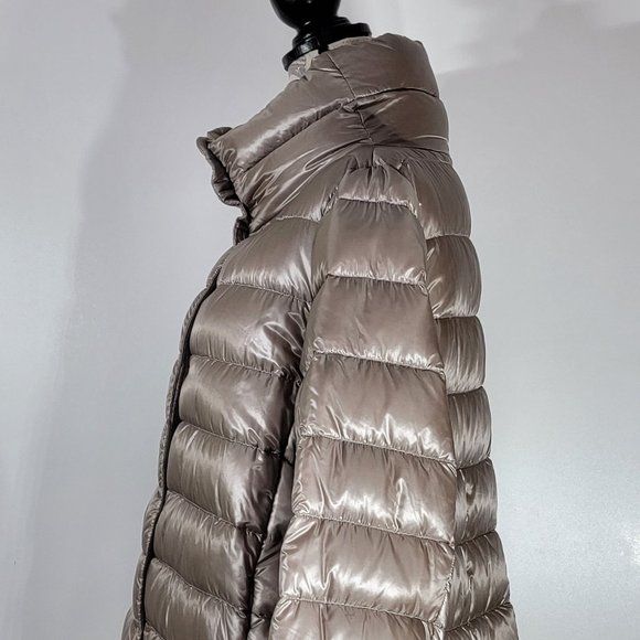 Herno Quilted Down Jacket Tortorachiaro Women's Size 50, NWOT - Picture 7 of 16